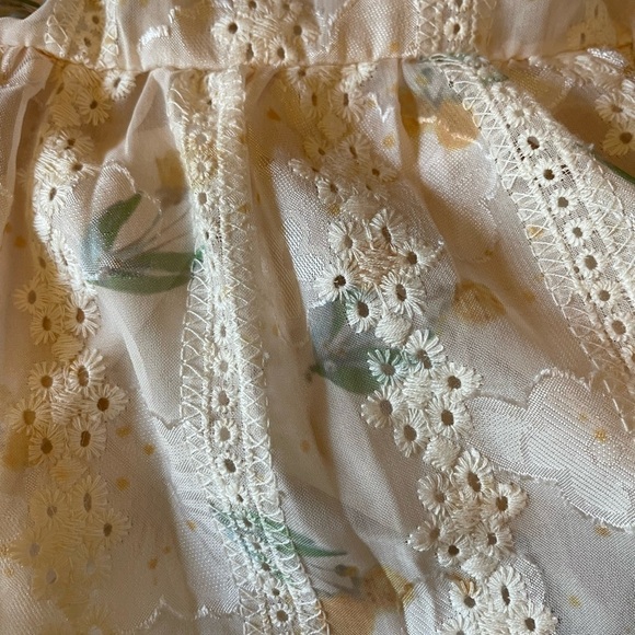 Storia floral eyelet mini dress NWT - Picture 10 of 13